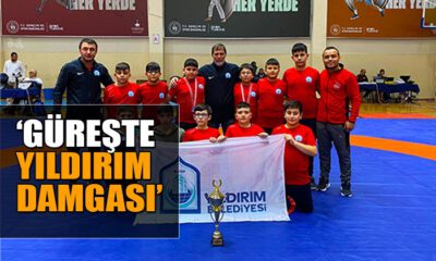 Güreşte Yıldırım Belediyespor damga vurdu