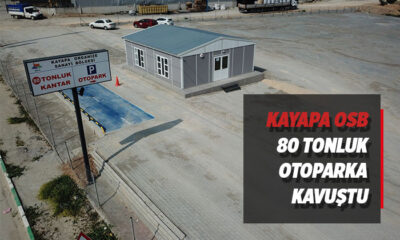 Kayapa OSB’de otopark hizmete girdi