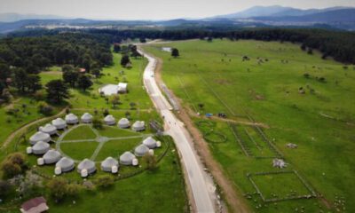 Bahar geldi, o yayla muhteşem görüntüye kavuştu