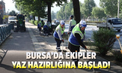 Bursa yaza hazırlanıyor