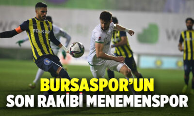 Bursaspor son maçına Menemenspor karşısında çıkıyor