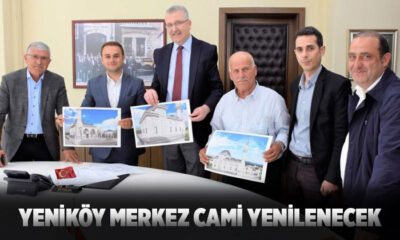 Karacabey Yeniköy Merkez Cami yenileniyor