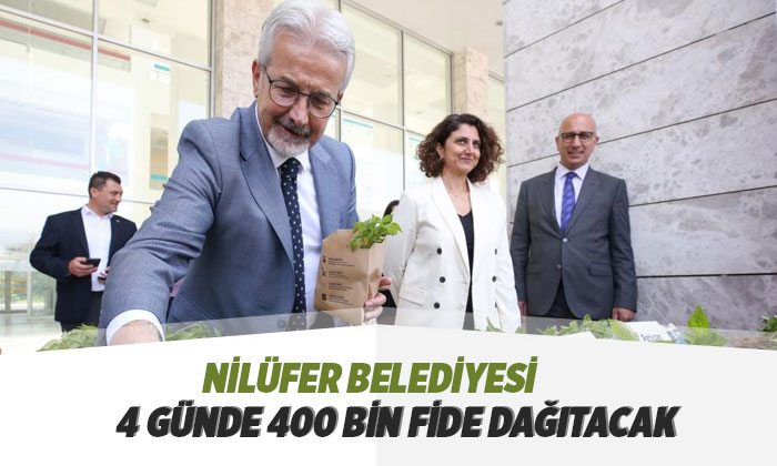 Bursa’da 400 bin fide toprakla buluşacak