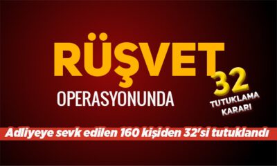 Kadıköy Belediyesi’ne yönelik rüşvet operasyonunda 32 kişi tutuklandı