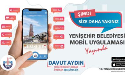 Yenişehir Belediyesi’nden mobil uygulama