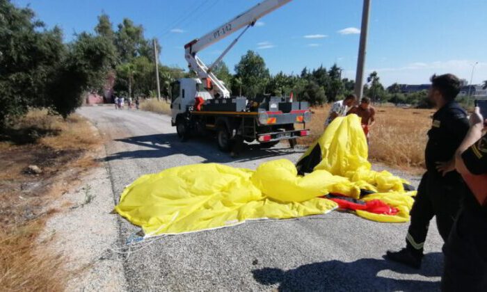 Alman uyruklu iki kadın turist havada paniği yaşadı