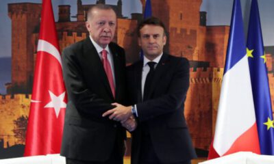 Cumhurbaşkanı Erdoğan, Macron ile görüştü