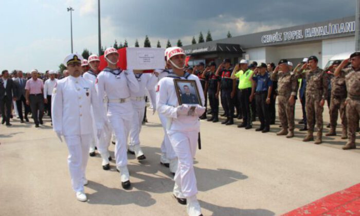 Pençe-Kilit şehidi Ömür Ertuğrul Sarı’nın naaşı Kocaeli’ye getirildi