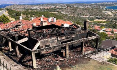 Çeşme yangınlarla sarsıldı, Fahrettinpaşa Mahallesi’nde de bir ev yandı