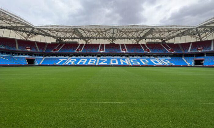 Trabzonspor’un stadyumu yeni sezona hazırlanıyor