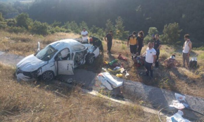 Manisa’da trafik kazası: 3’ü ağır 5 yaralı