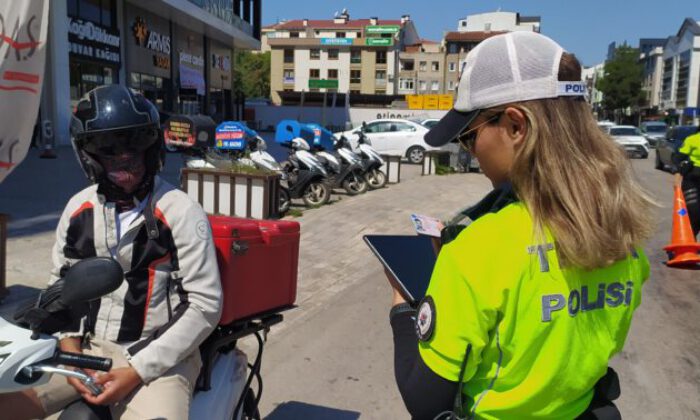 Motosiklet sürücülerine sıkı denetim