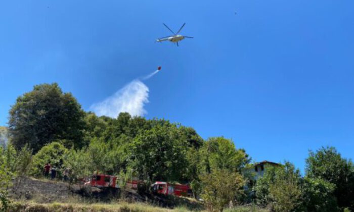 Beykoz Çavuşbaşı’nda çıkan orman yangını söndürüldü