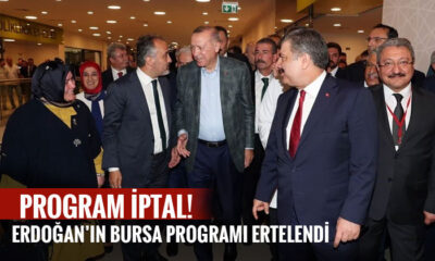 Cumhurbaşkanı Erdoğan’ın Bursa programı iptal edildi