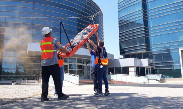 Gerçeği aratmayan tatbikat nefes kesti