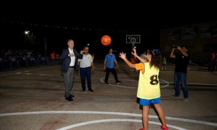 SOKAK BASKETBOLU HEYECANI BAŞLADI