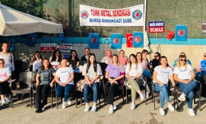 Bursa’da otomotiv yan sanayi fabrikasındaki eylem 44 gündür sürüyor