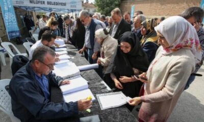 Nilüfer Doğanköy’de hak sahipleri tapularına kavuştu