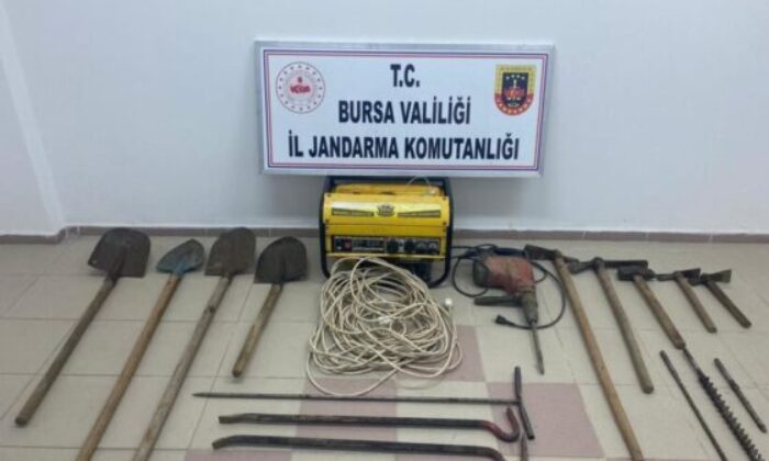 Bursa’da definecilere jandarmadan suçüstü