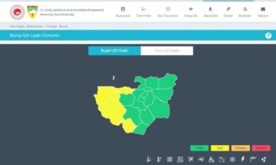 Meteorolojiden Bursa’nın 4 ilçesi için son dakika uyarısı