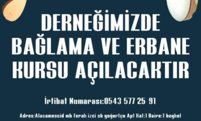 Dersimliler Derneği’nden erbane ve bağlama kursu