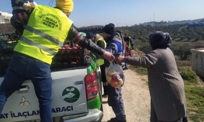 Deprem bölgesinde yardımlar itinayla dağıtılıyor