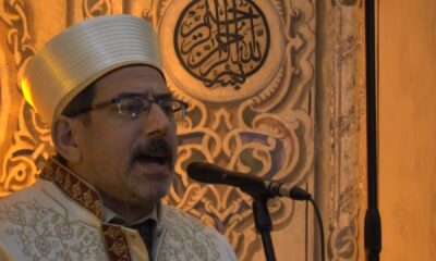 Tarihi Muradiye Camii’nde depremzedeler için mevlit okundu