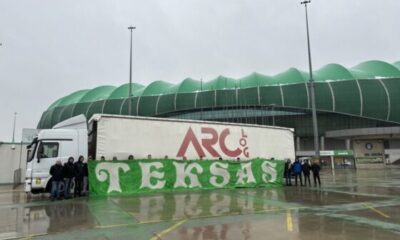 Bursaspor taraftarı, depremzedeler için 17. tırı dolduruyor