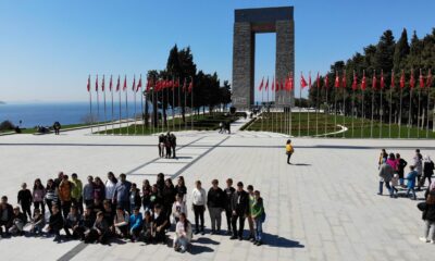 Çanakkale Zaferi’nin 108’inci yılında Şehitler Abidesi’ne ziyaretçi akını