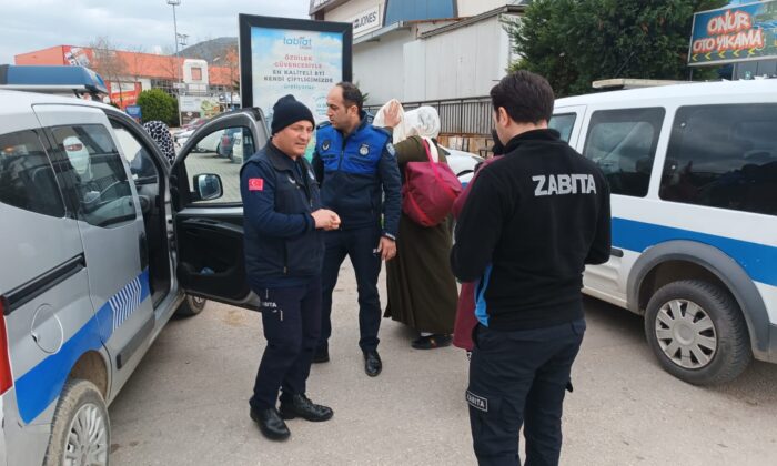 Gemlik zabıtası görev başında