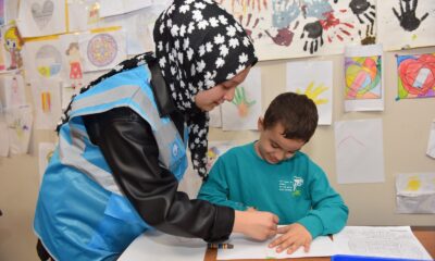 Depremzede çocukların yüzü Yıldırım’da gülüyor