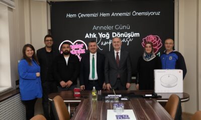 Atık yağ getirdi, robot süpürge sahibi oldu