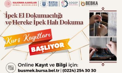 İpek halı ve kumaş el dokuma kursları başlıyor