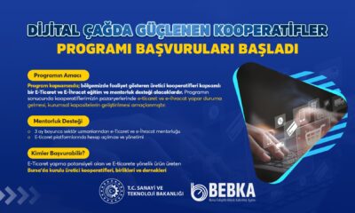 Kooperatifler, BEBKA’nın e-ticaret programıyla büyüyecek