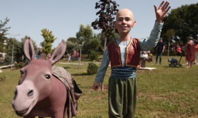 Dünyaca ünlü masal kahramanları bu bahçede buluştu