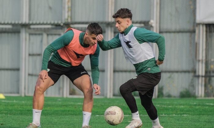 Bursaspor topa sahip olma ve dayanıklılık çalıştı