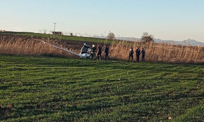 Bursa’da eğitim uçağı mecburi iniş yaptı…Pilot hafif yaralı