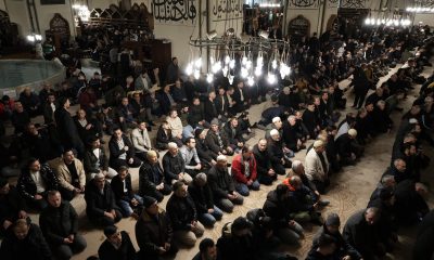 Miraç Kandili’nde Ulu Camii doldu taştı