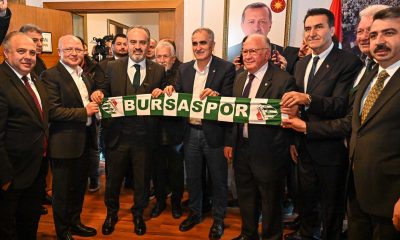 Belediye Başkanı Alinur Aktaş, Bursaspor’u ziyaret etti