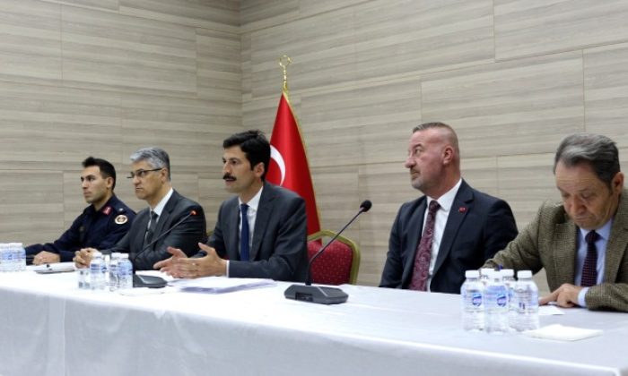 İlk Muhtarlar Toplantısı Kaymakam Kafkas Başkanlığında Yapıldı