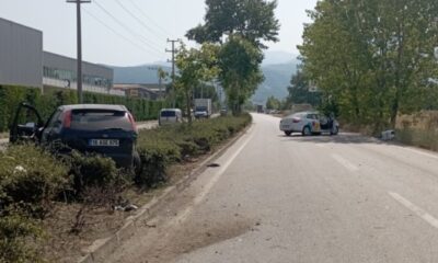 Bursa’da iki otomobilin karıştığı kazada 1 kişi yaralandı