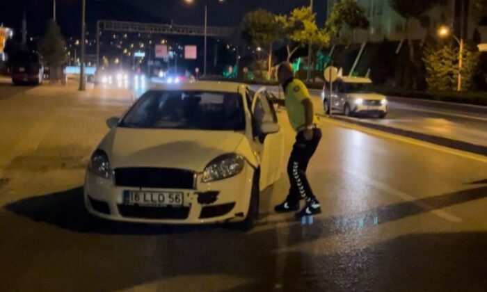 Uygulamayı görünce geri vitese takıp kaçtı, yakalanınca “Araba stop etti” dedi