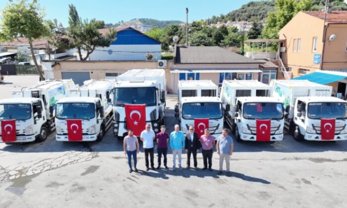 Mudanya’da temizlik filosu yeni araçlarla güçlendi