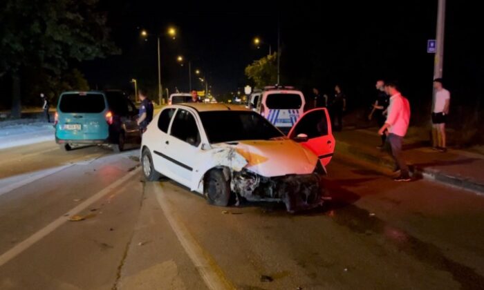 10 kilometre boyunca ölümüne kaçtı, kaza yaptı yine kaçtı