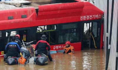 Güney Kore’de sel ve toprak kayması can aldı: 4 ölü, 1 kayıp