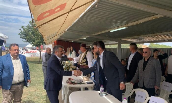 Başkan Yılmaz, Tarihi Alantepe Yağlı Güreşleri’ne katıldı