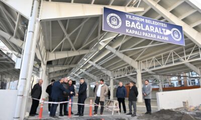 Bağlaraltı pazar alanı pazar günü hizmete açılıyor