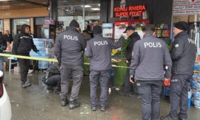 Oğlunu darp etti diye market çalışanını vurdu!