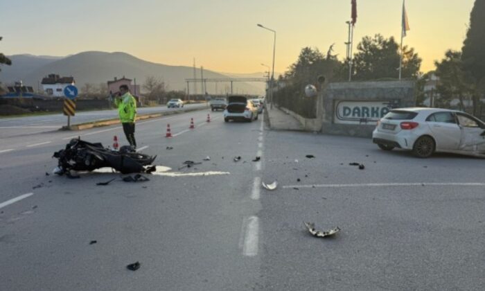 18 yaşındaki motosikletli genç kazada hayatını kaybetti