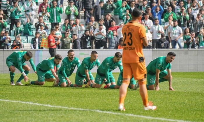 Bursaspor oynadığı son 22 maçta hiç kaybetmedi